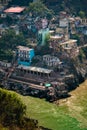 June 16 2019 Devparyag, Uttrakhand, India. Pilgrims taking bath in Devprayag