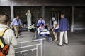 June 12, 2017 -France - Lourdes - General views of the Shrine with the parishioners preparing to pray at the special Mass of the