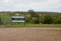 Parks Canada Grand Pre Sign Royalty Free Stock Photo