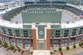 Historic Lambeau Field, Home of the Green Bay Pakers in Green Way, Wisconsin