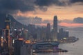 24 June 2007 Hong Kong City Skyscraper Buildings and Business Financial District