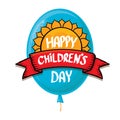 1 june international childrens day background. happy Children day greeting card. kids day poster