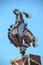 JACKSON, WYOMING: Million Dollar Cowboy Bar welcome neon sign
