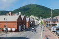 Kanemori Red Brick Warehouse, built in 1909 was the first commercial warehouse in Hakodate, Hokkaido, Japan. Now it Royalty Free Stock Photo