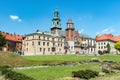 June 2019 Krakow Poland. Wawel - Royal castle Royalty Free Stock Photo