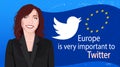 June 23, 2023 Linda Yaccarino wrote a new tweet. Europe is very important to Twitter