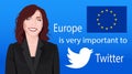 June 23, 2023 Linda Yaccarinowrote a new tweet. Europe is very important to Twitter