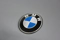 Kiev, Ukraine. June 10, 2017. Logo BMW. Gray car Royalty Free Stock Photo