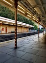14 June 2023 - London, UK: Platform at Westbourne Park underground station Royalty Free Stock Photo
