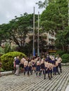 2022 June 10 Macanese Event China Portuguese Macau Portugal Day Celebration Macao European Flag Raising Consulate General Embassy