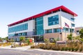 June 21, 2019 Menlo Park / CA / USA - The Science and User Support Building at SLAC National Accelerator Laboratory originally