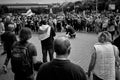 June 7 2020 Minsk Belarusian people walk down the street