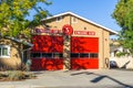 June 10, 2018 Morgan Hill / CA / USA - Fire station in south San Francisco bay area
