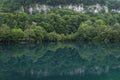 June morning on the Lower Blue Lake (Tserik-Kel, Cherek-Kel). Kabardino-Balkaria, Russia