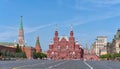 Nikolskaya Tower and the Historical Museum on Red Square.