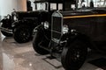 side view of french car Delahaye 107M 1929. Classical retro cars of 1920s