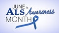 June is national ALS awareness month