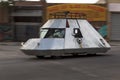 June 3, 2018 - New York, NY, USA - Spaceship automobile driving the streets of Queens and Bushwick, New York