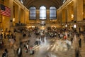 June 5, 2018, New York, New York, USA - Passengers walking in great hall of Grand Central Station Royalty Free Stock Photo