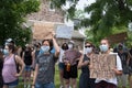 06 June 2020 - Newtown, Pennsylvania, USA - BLM, Black Lives Matter protest, after the murder of George Floyd in Minneapolis.