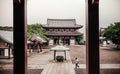 Ikegami Honmon-ji Temple and old historic Japanese buildings see