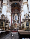 Interior of St. Giles Cathedral in Prague.