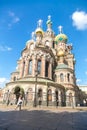 June 24, 2023 Russia, St. Petersburg, Church of the Savior on Spilled Blood, general plan