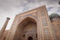 The world-famous islamic architecture of Samarkand on Registan square Royalty Free Stock Photo