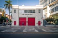 Fire Station in Downtown San Diego Royalty Free Stock Photo