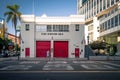 Fire Station in Downtown San Diego Royalty Free Stock Photo