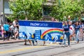 June 30, 2019 San Francisco / CA / USA - Zillow Group employees and representatives taking part at the SF Pride Parade on Market