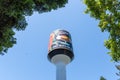 June 1, 2019 Sunnyvale / CA / USA - Libby`s Water Tower, the only thing remaining from the once largest cannery in the world; it