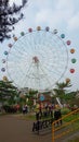 Photo 15 June 2019, Taman Legenda, TMII, East Jakarta, Indonesia, Low Angle perspective photo, Feris Wheel