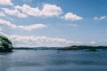 Harbour view of Glengarriff, Ireland, village of approximately 800 people on the Beara Peninsula of County Cork Royalty Free Stock Photo