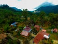 June 8th Indonesia -- fairy tales village above the mountain became a tourist favourite place to visit Royalty Free Stock Photo