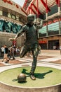 June 25th, 2018, Lisbon, Portugal - Eusebio statue at Estadio da Luz, the stadium for Sport Lisboa e Benfica