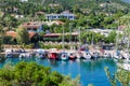June 15th 2019 - Steni Vala, Alonissos island, Greece - View to the picturesque little harbor of Steni Vala village, Alonnisos isl