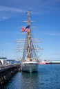 US coastguard tallship Eagle visiting Reykjavik Harbour, Iceland