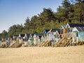 Huts on the Beach at Wells-Next-The-Sea, Norfolk, UK