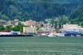 Juneau Alaska and Gastineau Channel Royalty Free Stock Photo