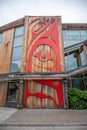 Exterior detail of the Sealaska Heritage Institute