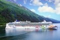 Norwegian Pearl in Alaska Royalty Free Stock Photo