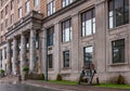 Main entrance to Alaska State Capitol, Juneau, Alaska, USA