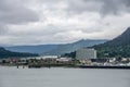 Juneau alaska usa northern town and scenery Royalty Free Stock Photo