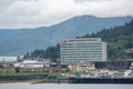 Juneau alaska usa northern town and scenery Royalty Free Stock Photo