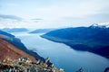 Juneau bay, Alaska Royalty Free Stock Photo