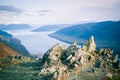 Juneau bay, Alaska Royalty Free Stock Photo