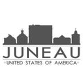 Juneau Skyline Symbol Design City Vector Art