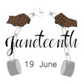 Juneteenth Independence Day Royalty Free Stock Photo
