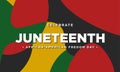 Juneteenth Freedom Day Background Design